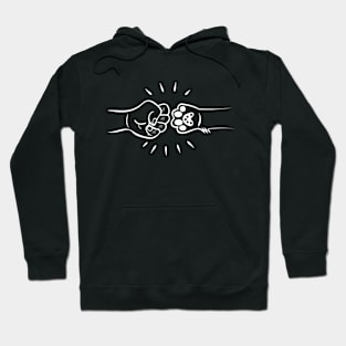 Dog Fist Bump Hoodie